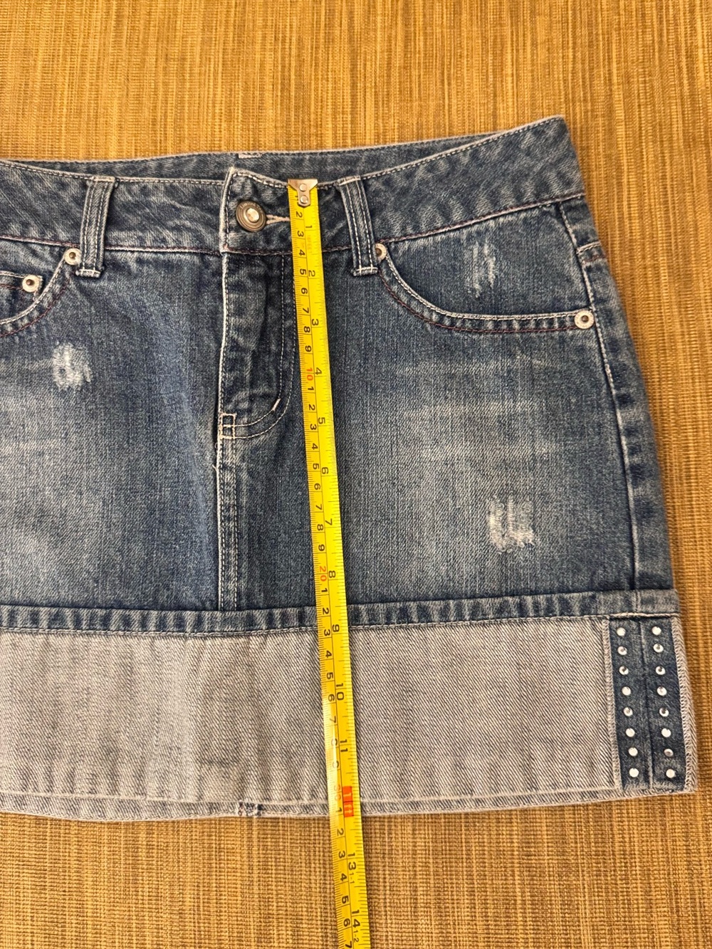 Limited Too Y2K Denim Mini Skirt - Picture 6 of 8